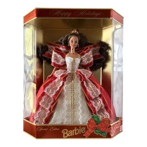 🩵 SALE 🩵 Vintage RARE 1997 Happy Holidays Barbie